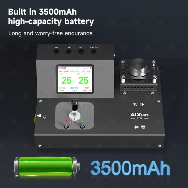 Калибратор-измеритель температуры паяльника и термофена Aixun DT02 фото в интернет-магазине 05gsm.ru