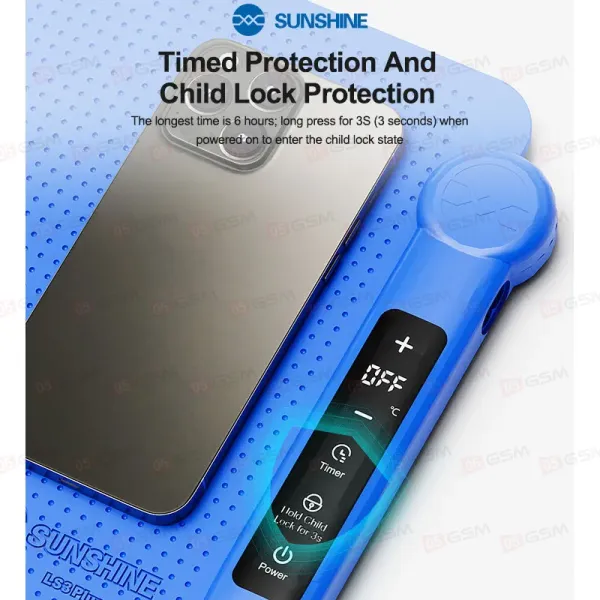 Нижний подогрев Sunshine LS3 Plus (Для расклеивания дисплеев / задних крышек) фото в интернет-магазине 05gsm.ru