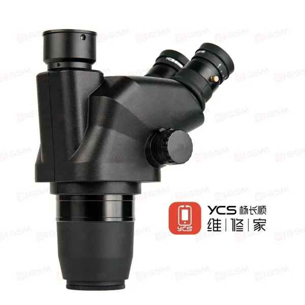 Микроскоп тринокулярный YCS-71 Ultra без стола и штатива (Черный) фото в интернет-магазине 05gsm.ru