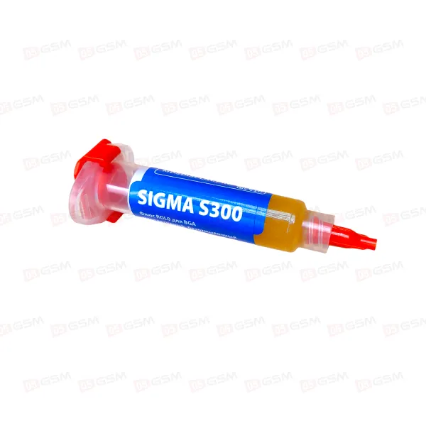 Флюс-гель Mosdisplay Sigma-S300 для BGA (Малоактивный; безотмывочный; 5 мл) фото в интернет-магазине 05gsm.ru