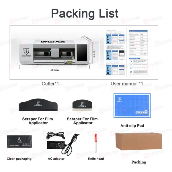 Плоттер OcaMaster OM-CS6 Plus (Безлимитный; большой 16"; в комплекте 2 шпателя и коврик) фото в интернет-магазине 05gsm.ru